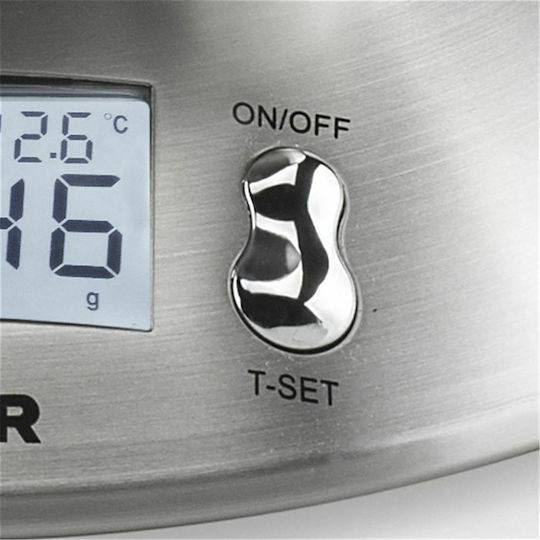Tristar Ψηφιακή Ζυγαριά Κουζίνας με Κάδο έως 5kg Inox