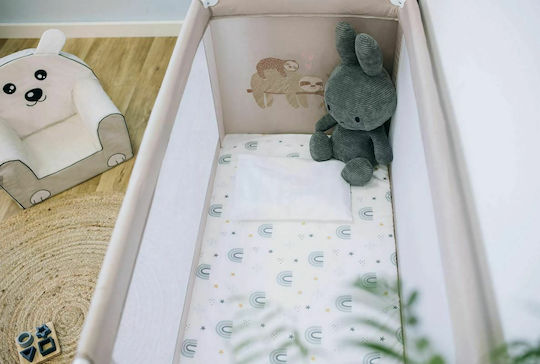 FreeOn Love Koala Playpen with Mattress Gray 65x125cm