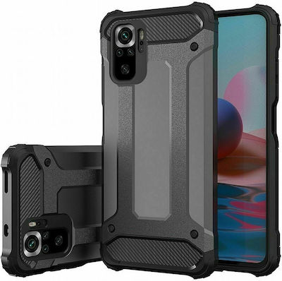 Forcell Armor Back Cover Πλαστικό Ανθεκτική Μαύρο (Redmi Note 10 Pro)