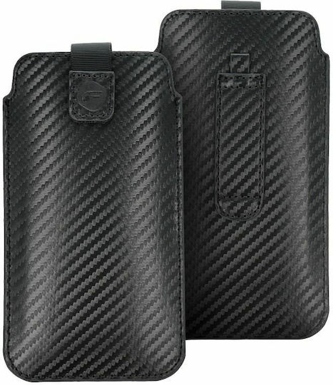 Forcell Pocket Carbon Case Size 18 Sock & Pouch Μαύρο