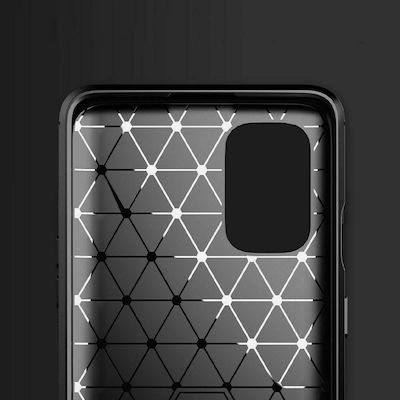 Forcell Carbon Back Cover Πλαστικό Μαύρο (Oppo A52)