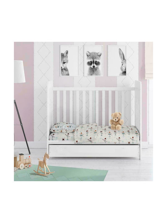 Dimcol Baby Duvet Cover Ballerina 166 Green 120x160cm