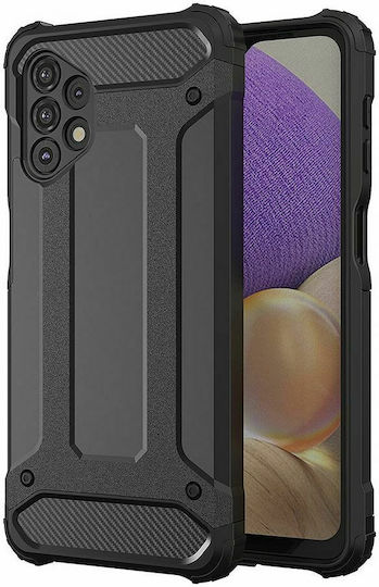 Forcell Forcell Armor Back Cover Plastic / Silicone Durable Black (Galaxy A32 5G)