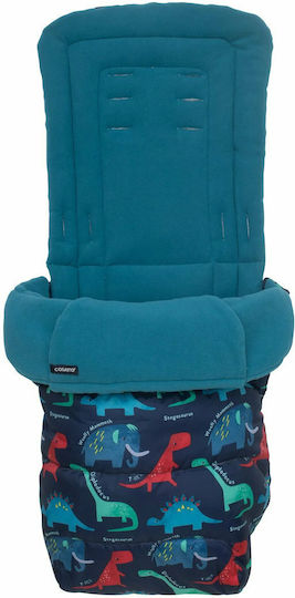Cosatto D is for Dino Stroller Footmuff with Fleece Lining 85x48cm Blue