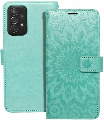 Forcell Mezzo Synthetic Leather Wallet Green (Galaxy A72)