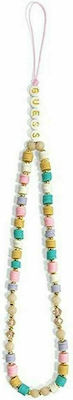 Guess Heishi Beads Wrist Strap for Mobile Pink