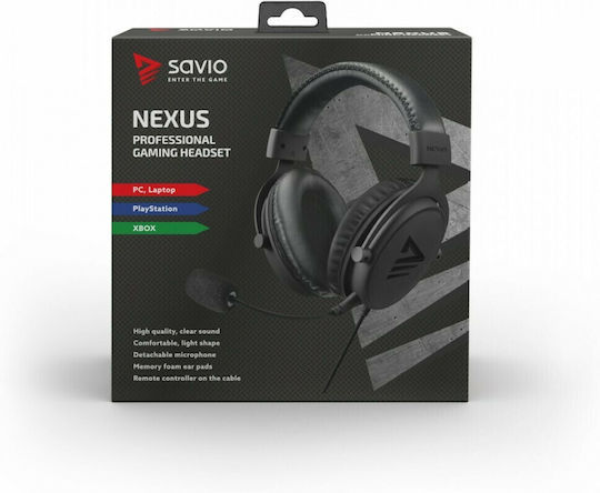 Savio Nexus Over Ear Gaming Headset with Connection 3.5mm