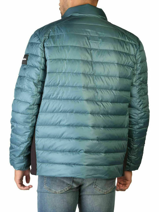 Calvin Klein Men's Winter Puffer Jacket Light Blue