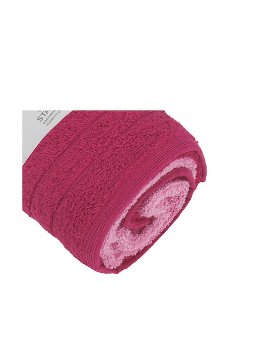 Family Enterprise Facecloth 50x90cm Fuchsia 2pcs Weight 600gr/m²