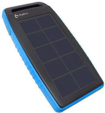 Bigblue SL-CP001A Solar Power Bank 10000mAh mit 2 USB-A Anschlüssen Schwarz