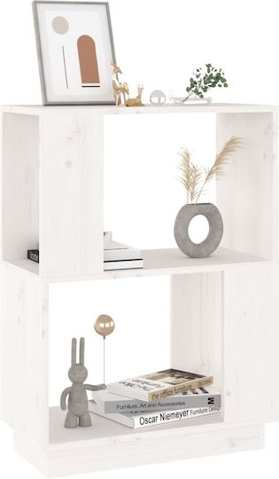 Bibliothek Weiß 51x25x70cm
