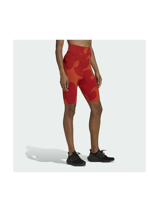 adidas Marimekko Rib Γυναικείο Κολάν Ποδηλασίας Πορτοκαλί