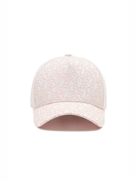 Guess Kids' Hat Jockey Fabric Arya Pink