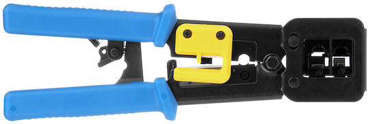 Fibertechnic Πρέσα Ακροδεκτών Δικτύου RJ12, RJ11, RJ45 με Απογυμνωτή