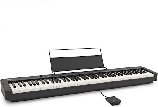 Casio Electric Stage Piano CDP-S110 with 88 Weighted Keys and Headphone Output and Computer Connection Black