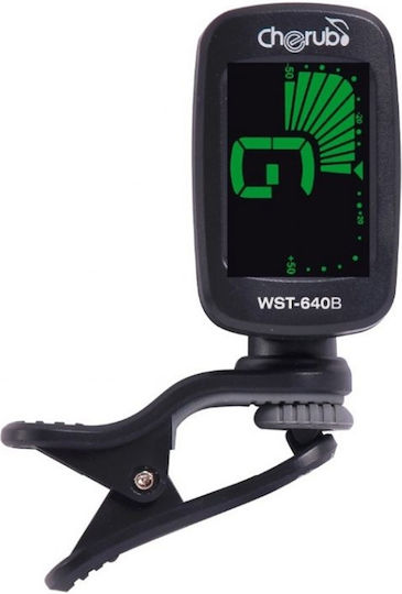 Cherub Chromatic Tuner WST-640C+ in Black Color