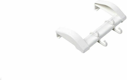 Homeplast Door Hook A00419 4 Slots Plastic A00419 20x5x16cm Homeplast Door Hook A00419 4 Slots Plastic A00419 20x5x16cm