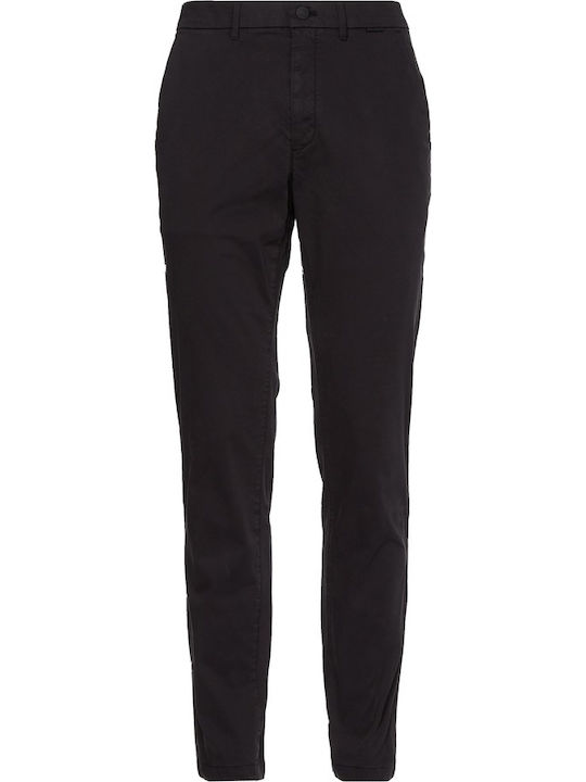 Παντελόνι Chino Ελαστικό σε Slim Εφαρμογή Μαύρο