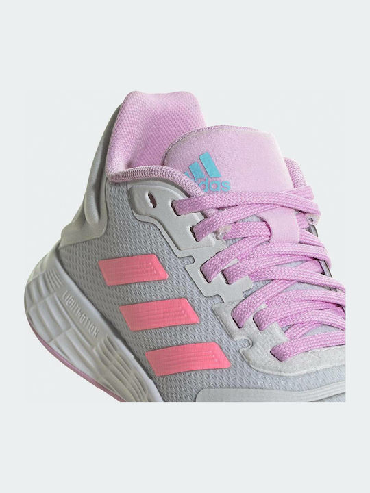 Duramo Duramo 10 K Kids Sports Shoes Running with Laces Dash Grey / Beam Pink / Bliss Lilac