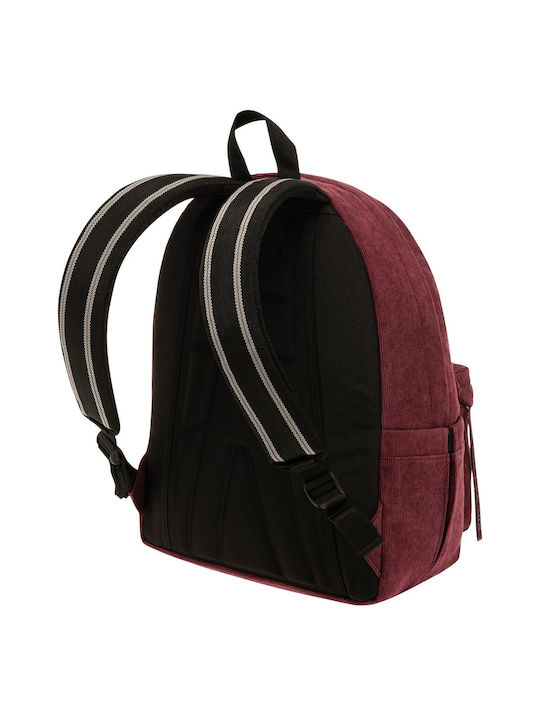 Polo Roy Schulranzen Rucksack Junior High-High School in Burgundisch Farbe 2022