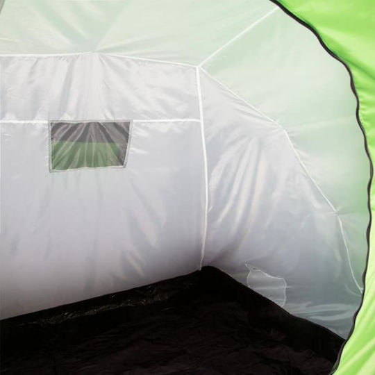 Nils Highland Winter Camping Tent Green with Double Cloth for 6 People 570x210x200cm