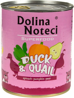 Dolina Noteci Superfood Canned Wet Dog Food with Duck and Meat 1 x 400gr