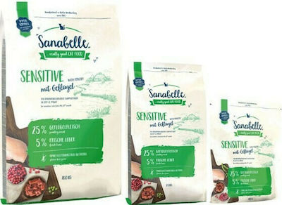 Bosch Petfood Concepts Sanabelle Sensitive Dry Food for Adult Cats with Sensitive Digestive System with Poultry 2kg