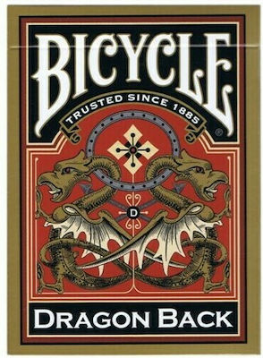 Bicycle Red Dragon Back by USPC Plasticized Collectable Card Deck