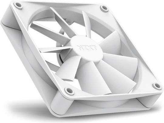 NZXT F120Q 4-Pin PWM White Lighting Case Fan White