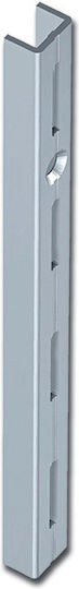 Element-System Rack Pillar with Single Support Hole White 50cm