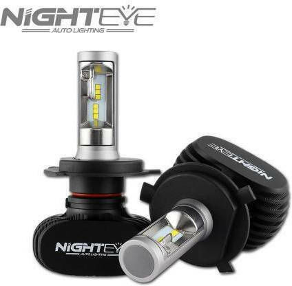 Nighteye Lamps Car A315 Nighteye H4 LED 6500K Cold White 9-32V 50W 2pcs