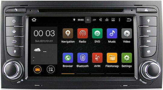 Автомобилна Аудио Система (Блутут/USB/WiFi/GPS/Apple-Carplay/Android-Auto/CD) с Тъчскрийн 7"