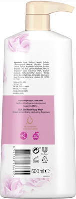 Lux Soft Rose Κρεμώδες Αφρόλουτρο 600ml