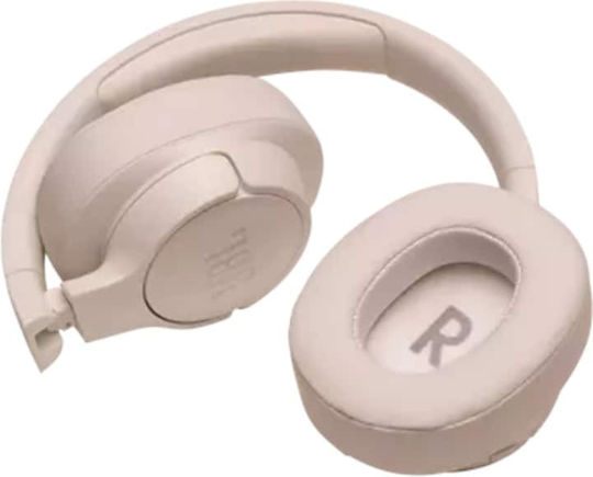 JBL Tune 710BT Căști Audio Wireless Bluetooth Over Ear cu 50 Ore Autonomie Bej