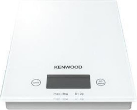 Kenwood Ψηφιακή Ζυγαριά Κουζίνας έως 8kg Λευκή