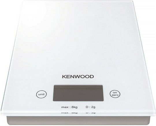 Kenwood Ψηφιακή Ζυγαριά Κουζίνας έως 8kg Λευκή