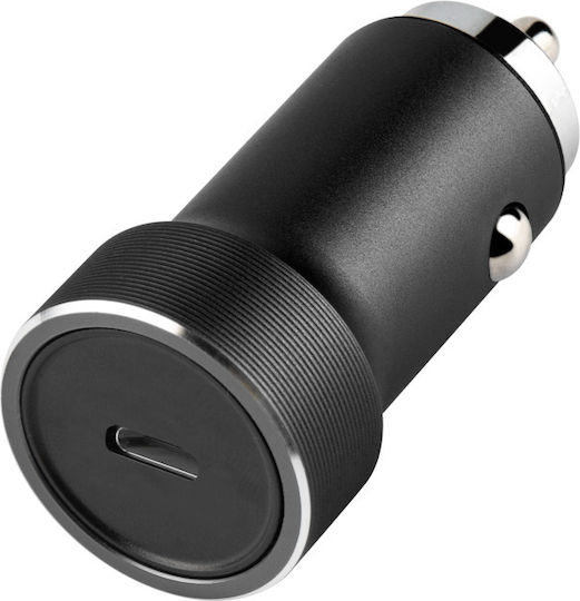 Forever CC-06 Încărcător Auto 20W 3A cu un Port: 1xType-C Negru Culoare