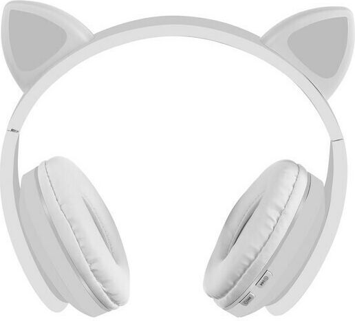 Bluetooth Wireless On Ear Headphones with Radio with 7 hours of Operation White