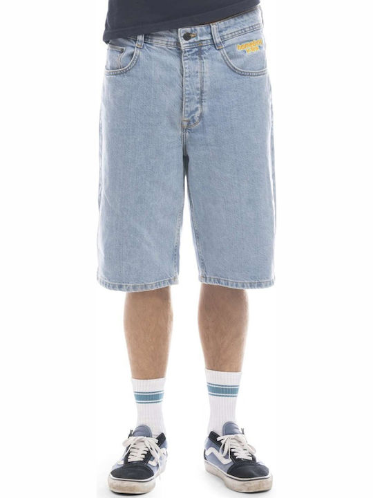 Xtra Baggy 01SH0379 Ανδρική Βερμούδα Τζιν Light Denim