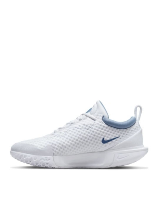 Nike Zoom Pro Ανδρικά Παπούτσια Τένις για Σκληρά Γήπεδα White / Mystic Navy / Ashen Slate / Grey Fog