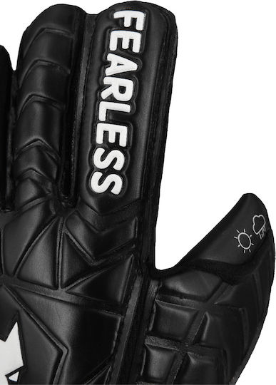 Fearless Goalkeepers Wolf V Mănuși portar de Copii & Adulți Negre