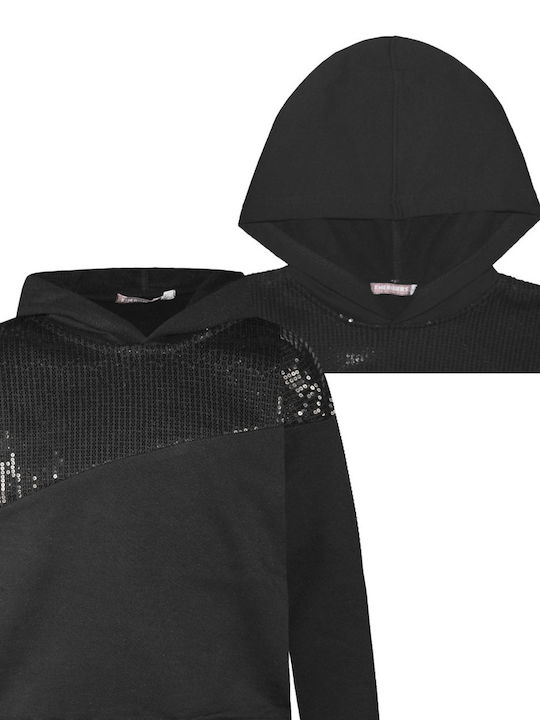 Energiers Kids Sweatshirt with Hood Black