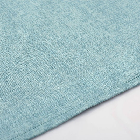Dimcol Panama Stain Resistant Petrol Blue 140x180 cm