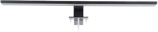 GloboStar Nina Modern Lamp Bathroom with Integrated LED and Natural White Light Black 60x4cm