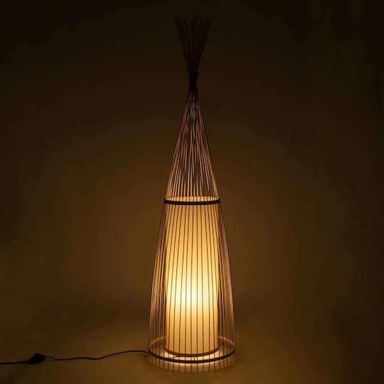 GloboStar Azores Vintage Lampa de podea Î150xL40cm. cu Soclu pentru Bec E27 Bej