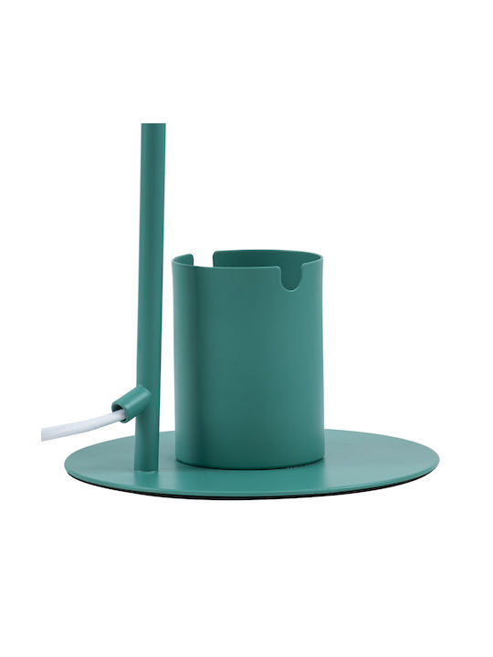 GloboStar Pencase Office Lamp for Socket E27 in Green Color