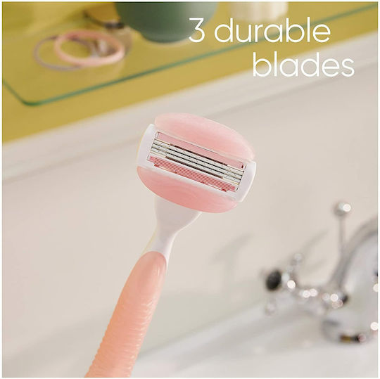 Venus Comfortglide Spa Breeze Razor for Body with Replacement Head 3 Blades & Lubricious Strip