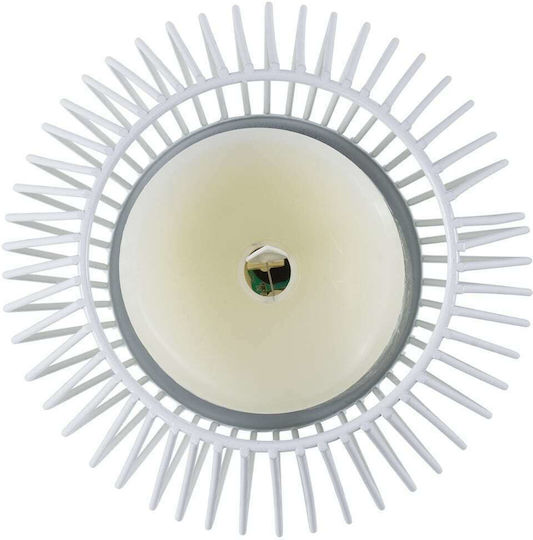 GloboStar Διακοσμητικό Φωτιστικό Cadle LED Θερμό Λευκό 2700K Κερί 14x14x16εκ.