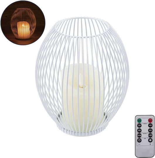 GloboStar Φωτιστικό Candle LED Θερμό Λευκό Κερί