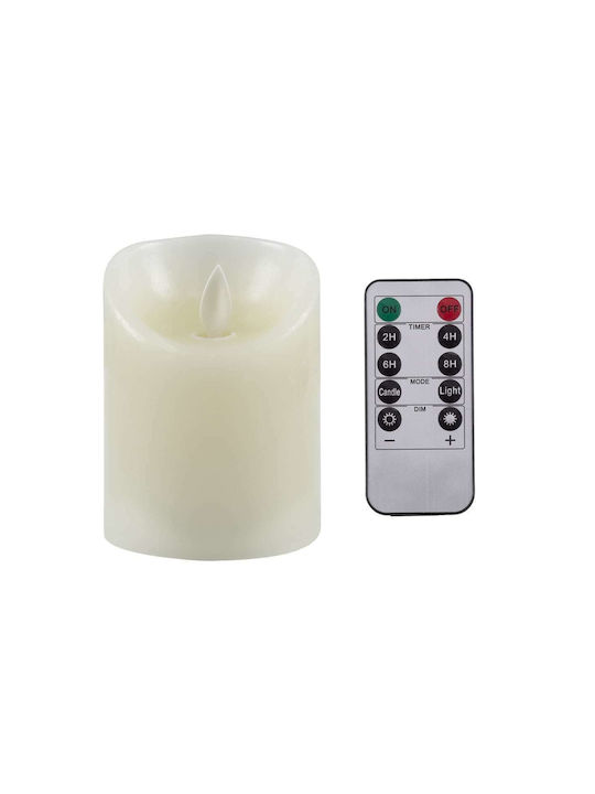 GloboStar Candle Декоративна Лампа Свещ Бял